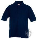 Polos Fruit of the Loom Poliester algodon K color Deep Navy :: Ref: AZ Polos Fruit of the Loom Poliester algodon K color Deep Navy :: Ref: AZ