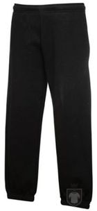Pantalones Fruit of the Loom Pantalon bajos elasticos K color Black :: Ref: 36 Pantalones Fruit of the Loom Pantalon bajos elasticos K color Black :: Ref: 36