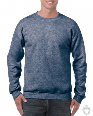 Sudaderas Gildan Heavy color Heather Sport Dark Navy :: Ref: 757 Sudaderas Gildan Heavy color Heather Sport Dark Navy :: Ref: 757