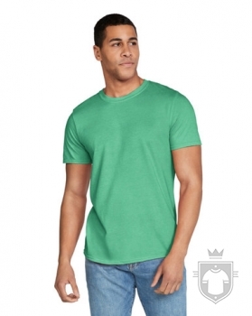 Camisetas Gildan Ring Spun color Heather Irish Green :: Ref: 215 Camisetas Gildan Ring Spun color Heather Irish Green :: Ref: 215