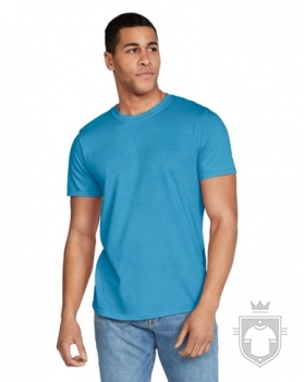 Camisetas Gildan Ring Spun color Heather Saphire :: Ref: 217 Camisetas Gildan Ring Spun color Heather Saphire :: Ref: 217