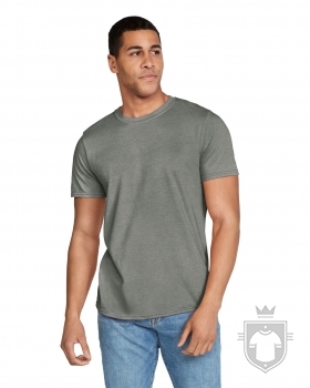 Camisetas Gildan Ring Spun color Heather Military Green :: Ref: 231 Camisetas Gildan Ring Spun color Heather Military Green :: Ref: 231