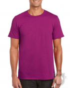 Camisetas Gildan Ring Spun color Berry :: Ref: 268 Camisetas Gildan Ring Spun color Berry :: Ref: 268