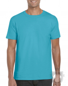 Camisetas Gildan Ring Spun color Tropical Blue :: Ref: 280 Camisetas Gildan Ring Spun color Tropical Blue :: Ref: 280