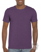 Camisetas Gildan Ring Spun color Heather Aubergine :: Ref: 479 Camisetas Gildan Ring Spun color Heather Aubergine :: Ref: 479
