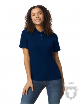 Polos Gildan Doble Piqué Softsyle W color Navy :: Ref: 032 Polos Gildan Doble Piqué Softsyle W color Navy :: Ref: 032