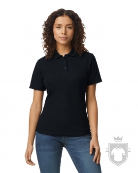 Polos Gildan Doble Piqué Softsyle W color Black :: Ref: 036 Polos Gildan Doble Piqué Softsyle W color Black :: Ref: 036