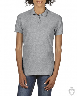 Polos Gildan Doble Piqué Softsyle W color Sport grey :: Ref: 095 Polos Gildan Doble Piqué Softsyle W color Sport grey :: Ref: 095