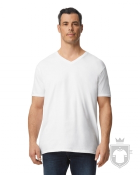 Camisetas Gildan Cuello V color White :: Ref: 030 Camisetas Gildan Cuello V color White :: Ref: 030