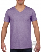 Camisetas Gildan Cuello V color Heather purple :: Ref: 232 Camisetas Gildan Cuello V color Heather purple :: Ref: 232