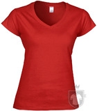 Camisetas Gildan Cuello V W color red :: Ref: 040 Camisetas Gildan Cuello V W color red :: Ref: 040