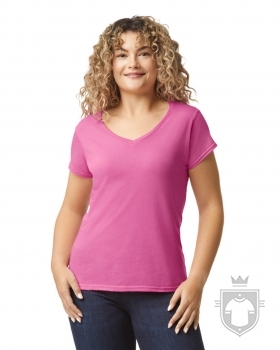 Camisetas Gildan Cuello V W color Azalea :: Ref: 071 Camisetas Gildan Cuello V W color Azalea :: Ref: 071