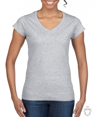 Camisetas Gildan Cuello V W color Sport grey :: Ref: 095 Camisetas Gildan Cuello V W color Sport grey :: Ref: 095