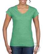 Camisetas Gildan Cuello V W color Heather Irish Green :: Ref: 215 Camisetas Gildan Cuello V W color Heather Irish Green :: Ref: 215