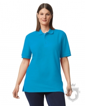 Polos Gildan Polo pique color Sapphire :: Ref: 026 Polos Gildan Polo pique color Sapphire :: Ref: 026