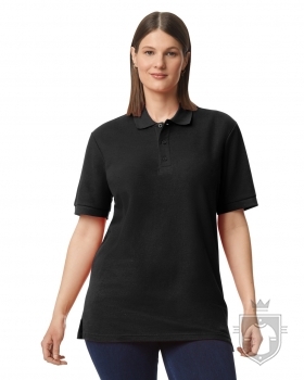 Polos Gildan Polo pique color Black :: Ref: 036 Polos Gildan Polo pique color Black :: Ref: 036