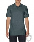 Polos Gildan Polo pique color dark heather :: Ref: 108 Polos Gildan Polo pique color dark heather :: Ref: 108