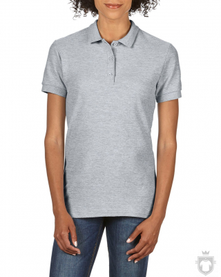 Polos Gildan Polo pique W color Sport grey :: Ref: 095 Polos Gildan Polo pique W color Sport grey :: Ref: 095