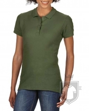 Polos Gildan Polo pique W color military green :: Ref: 106 Polos Gildan Polo pique W color military green :: Ref: 106
