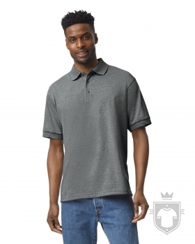 Polos Gildan Dryblend color Graphite Heather :: Ref: 516 Polos Gildan Dryblend color Graphite Heather :: Ref: 516