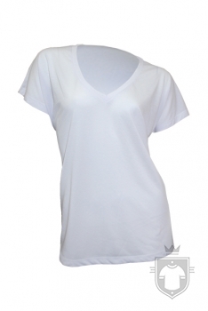 Camisetas JHK Subli Flowy W color White Sublimatable :: Ref: WHSB Camisetas JHK Subli Flowy W color White Sublimatable :: Ref: WHSB