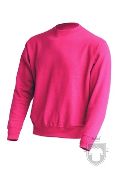 Sudaderas JHK Sweatshirt color Raspberry :: Ref: RP Sudaderas JHK Sweatshirt color Raspberry :: Ref: RP