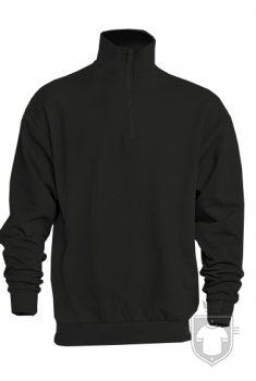 Sudaderas JHK Half Zip color Black :: Ref: BK Sudaderas JHK Half Zip color Black :: Ref: BK