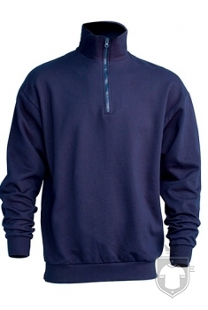 Sudaderas JHK Half Zip color Navy :: Ref: NY Sudaderas JHK Half Zip color Navy :: Ref: NY