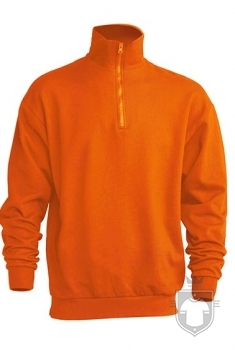 Sudaderas JHK Half Zip color Orange :: Ref: OR Sudaderas JHK Half Zip color Orange :: Ref: OR