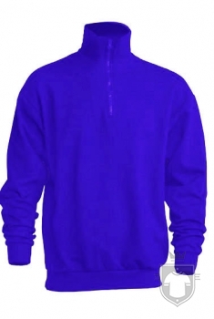 Sudaderas JHK Half Zip color Royal Blue :: Ref: RB Sudaderas JHK Half Zip color Royal Blue :: Ref: RB