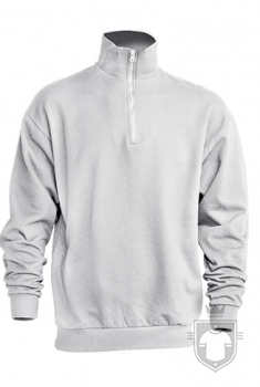 Sudaderas JHK Half Zip color White :: Ref: WH Sudaderas JHK Half Zip color White :: Ref: WH