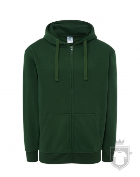 Sudaderas JHK Hooded Cremallera color Bottle Green :: Ref: BG Sudaderas JHK Hooded Cremallera color Bottle Green :: Ref: BG