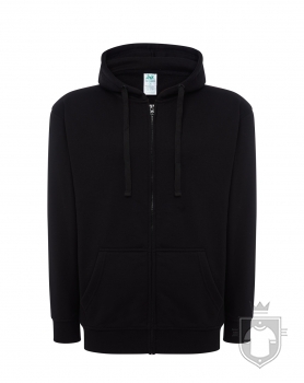 Sudaderas JHK Hooded Cremallera color Black :: Ref: BK Sudaderas JHK Hooded Cremallera color Black :: Ref: BK
