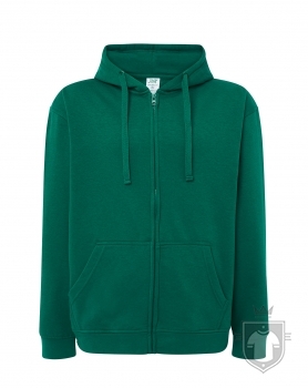 Sudaderas JHK Hooded Cremallera color Kelly Green :: Ref: KG Sudaderas JHK Hooded Cremallera color Kelly Green :: Ref: KG