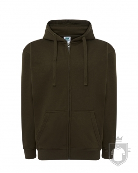 Sudaderas JHK Hooded Cremallera color Khaki :: Ref: KH Sudaderas JHK Hooded Cremallera color Khaki :: Ref: KH