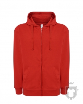 Sudaderas JHK Hooded Cremallera color Red :: Ref: RD Sudaderas JHK Hooded Cremallera color Red :: Ref: RD