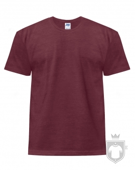 Camisetas JHK Regular Heather color Burgundy Heather :: Ref: BUH Camisetas JHK Regular Heather color Burgundy Heather :: Ref: BUH