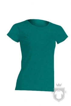 Camisetas JHK Comfort Heather W color Bottle Green Heather :: Ref: BGH Camisetas JHK Comfort Heather W color Bottle Green Heather :: Ref: BGH