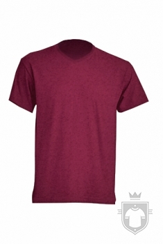 Camisetas JHK Urban V Heather color Burgundy Heather :: Ref: BUH Camisetas JHK Urban V Heather color Burgundy Heather :: Ref: BUH