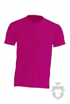 Camisetas JHK Urban V color Fucsia :: Ref: FU Camisetas JHK Urban V color Fucsia :: Ref: FU