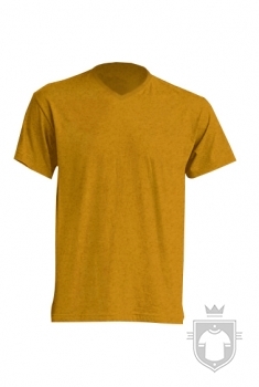 Camisetas JHK Urban V Heather color Mustard Heather :: Ref: MUH Camisetas JHK Urban V Heather color Mustard Heather :: Ref: MUH