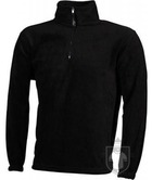 Chaquetas JN Half zip fleece color Black :: Ref: black Chaquetas JN Half zip fleece color Black :: Ref: black