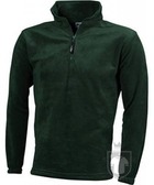Chaquetas JN Half zip fleece color Dark green :: Ref: dark-green Chaquetas JN Half zip fleece color Dark green :: Ref: dark-green