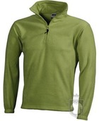 Chaquetas JN Half zip fleece color Lime green :: Ref: lime-green Chaquetas JN Half zip fleece color Lime green :: Ref: lime-green