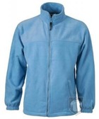 Chaquetas JN Full zip fleece tallas grandes color Light blue :: Ref: light-blue Chaquetas JN Full zip fleece tallas grandes color Light blue :: Ref: light-blue