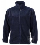 Chaquetas JN Full zip fleece tallas grandes color Navy :: Ref: navy Chaquetas JN Full zip fleece tallas grandes color Navy :: Ref: navy