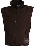 Chalecos JN Fleece vest color Brown :: Ref: brown Chalecos JN Fleece vest color Brown :: Ref: brown