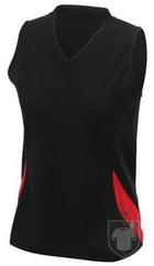 Camisetas JN Tirantes w color Black - Red :: Ref: black-red Camisetas JN Tirantes w color Black - Red :: Ref: black-red