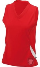 Camisetas JN Tirantes w color Red - White :: Ref: red-white Camisetas JN Tirantes w color Red - White :: Ref: red-white