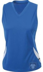 Camisetas JN Tirantes w color Royal - White :: Ref: royal-white Camisetas JN Tirantes w color Royal - White :: Ref: royal-white